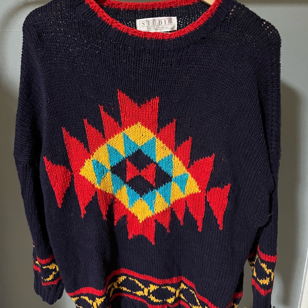 Vintage Studio Michelle Stuart Hand Knit Sweater- S